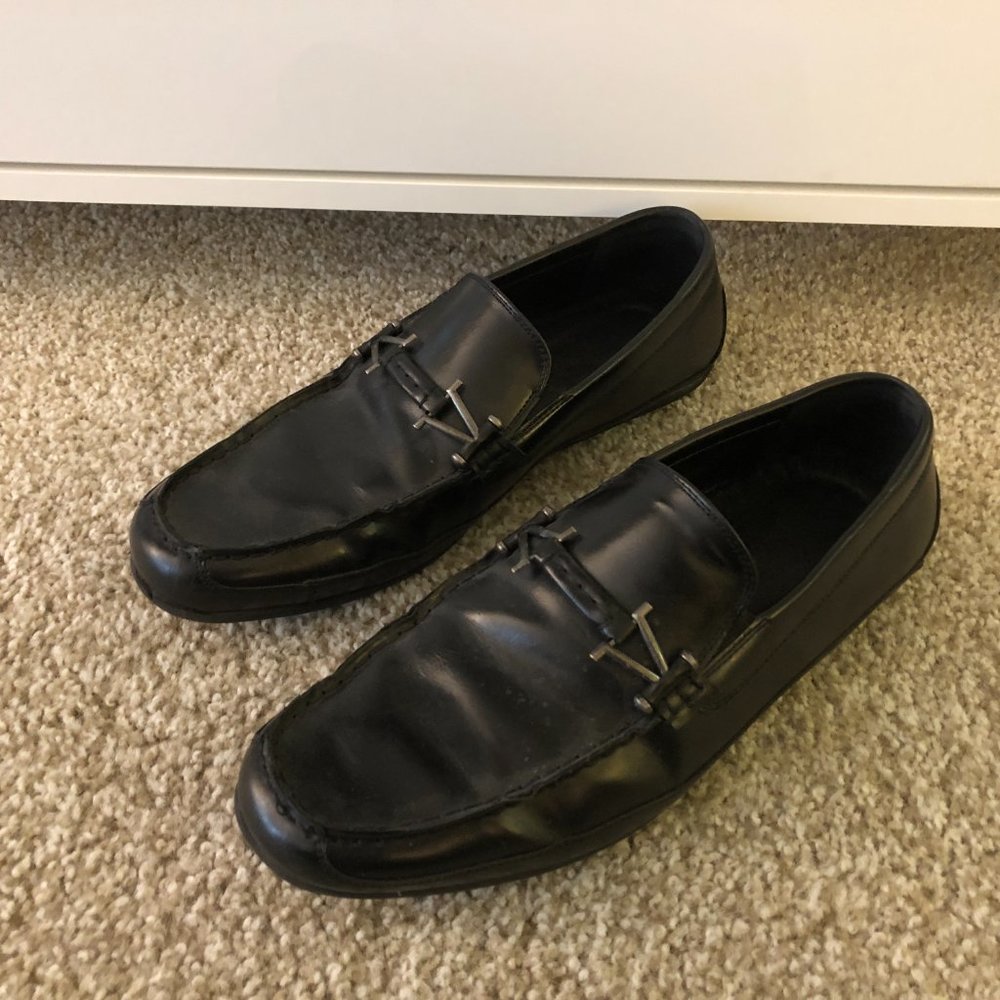 Men's Black Loafers 10 1/2